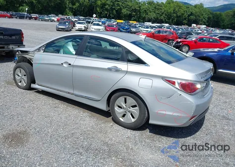 2014 Hyundai Sonata Hybrid from USA, damaged, VIN KMHEC4A4XEA116518